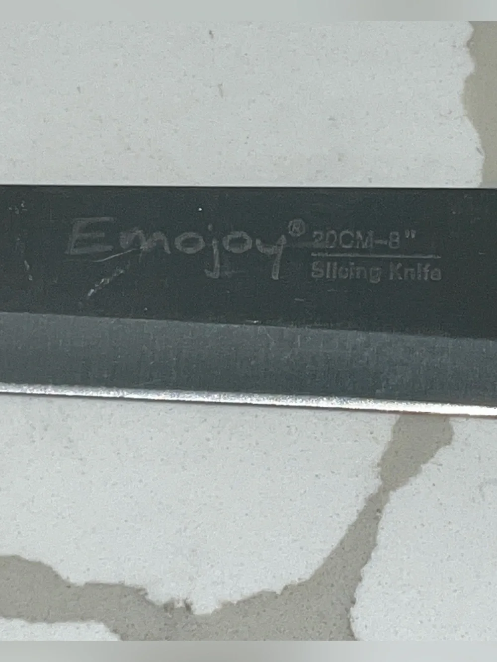 Emojoy: 2 Piece Knife Set: 8” Chef’s Knife & 8” Slicing Knife: Very Nice!